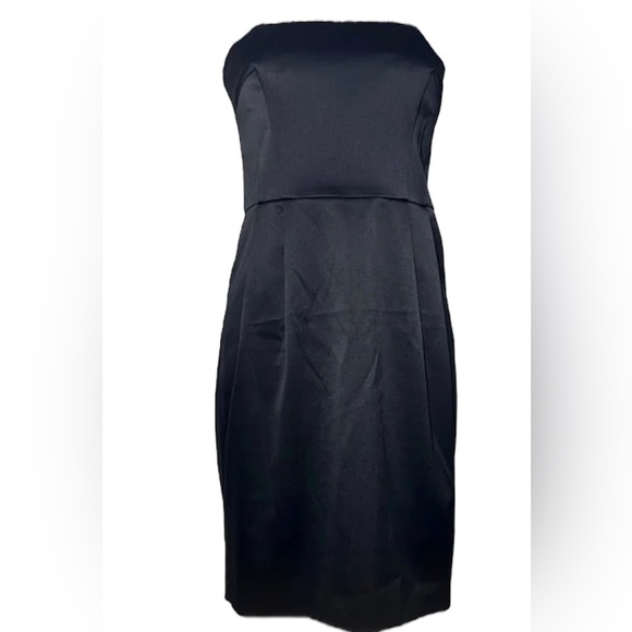 Express Black Satin Strapless Dress (NWT)
Cocktail Mini Sheath 10 Party New Year - Picture 3 of 5